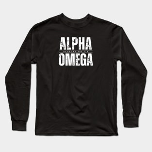 Alpha Omega Revelation 1:8 Long Sleeve T-Shirt